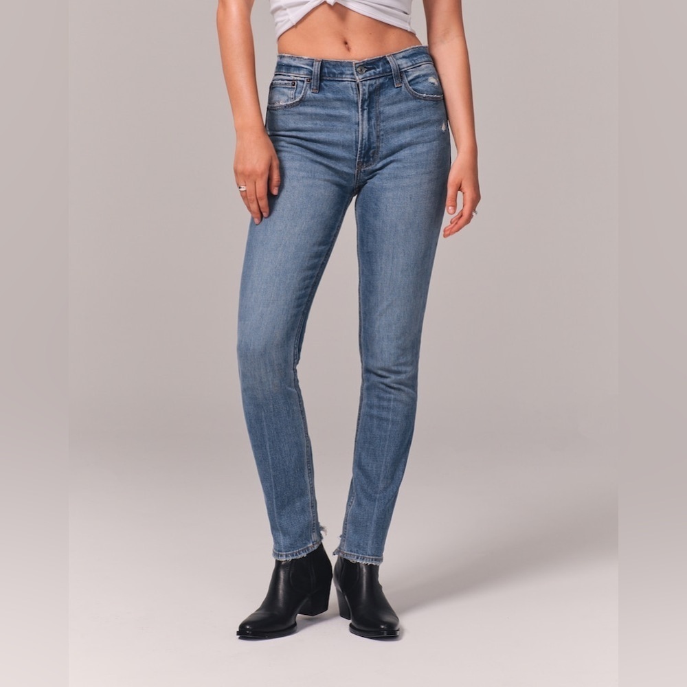 Abercrombie & Fitch High Rise Skinny Jeans size 31/12L